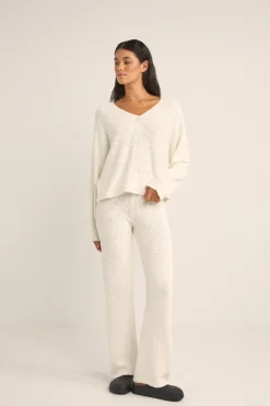 Rhythm Pants*Adele Knit Pant White