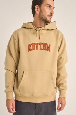 Rhythm Fleece*Arch Heavyweight Fleece Hood Sand