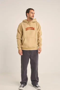 Rhythm Fleece*Arch Heavyweight Fleece Hood Sand