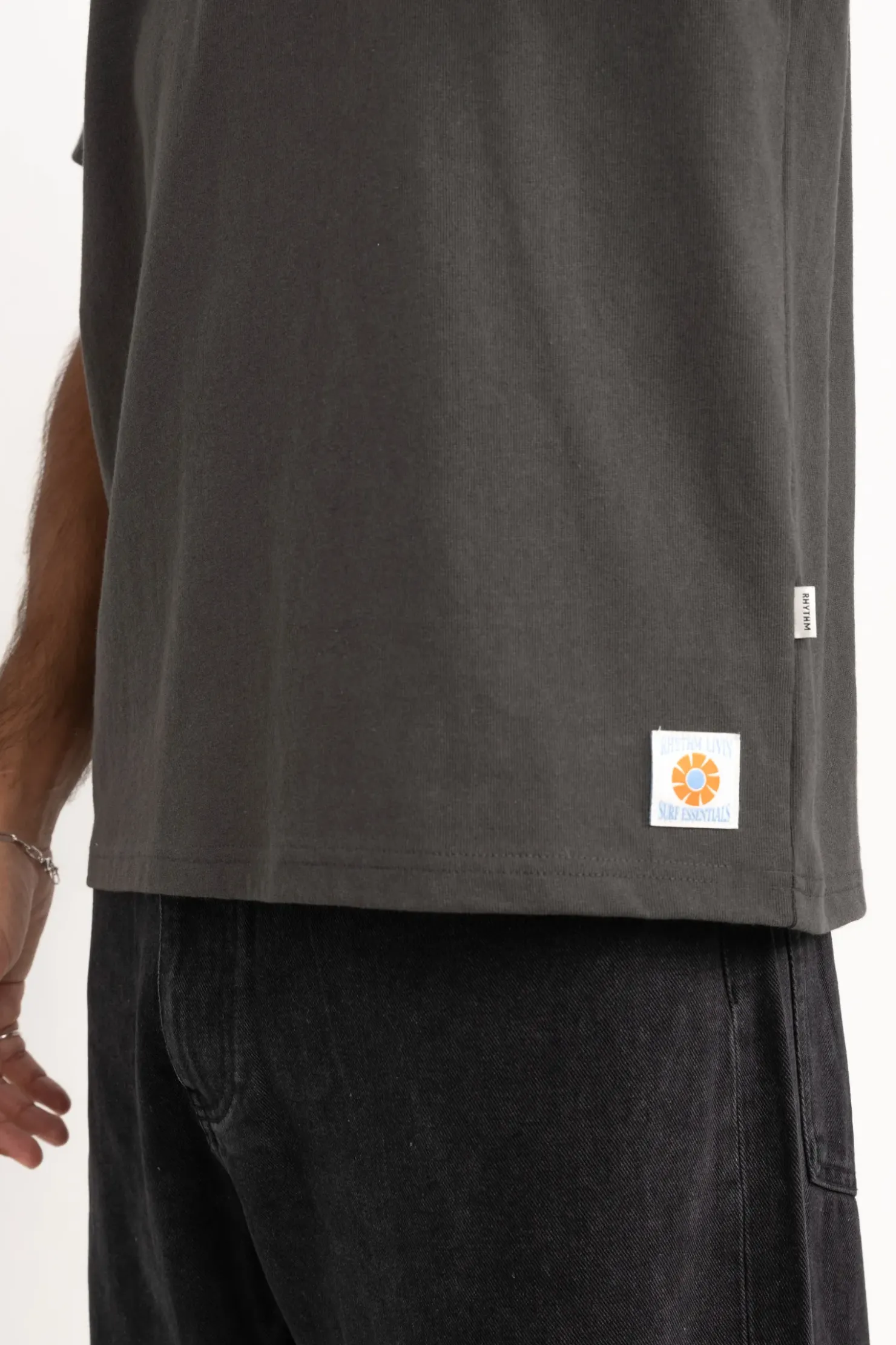 Rhythm T-shirts*Assembly Vintage Ss T-Shirt Stone Blue StoneBlue