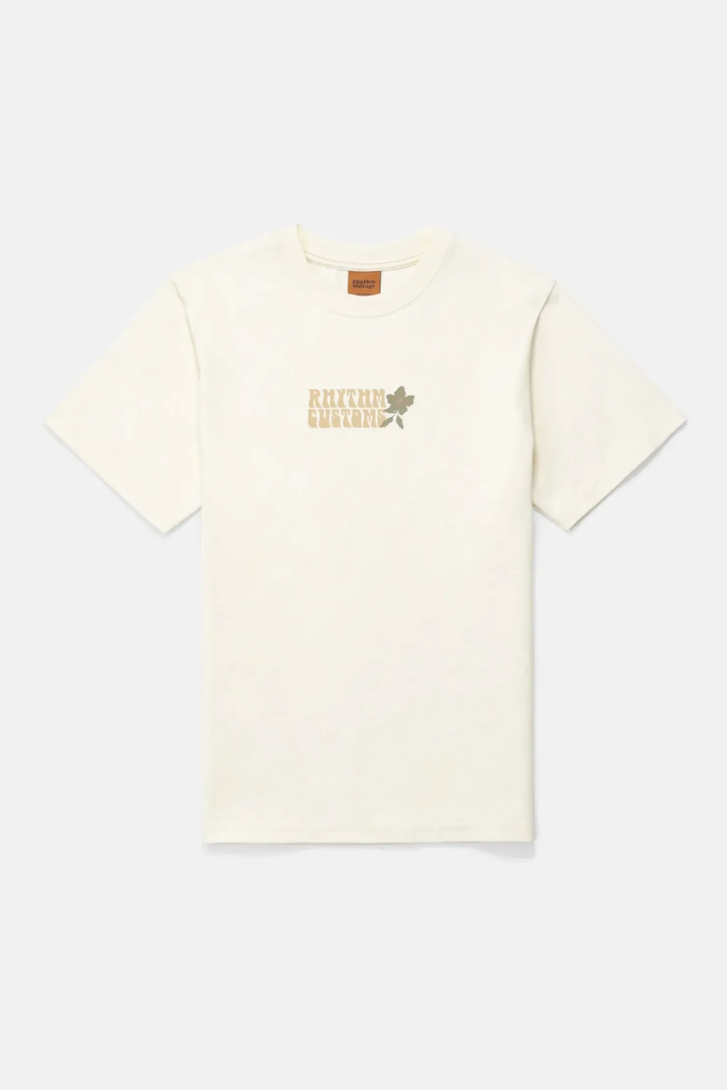 Rhythm T-shirts*Blossom Vintage Ss T-Shirt Ecru
