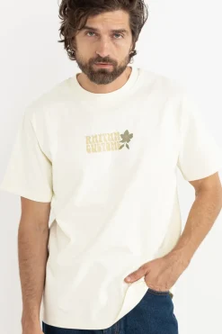 Rhythm T-shirts*Blossom Vintage Ss T-Shirt Ecru