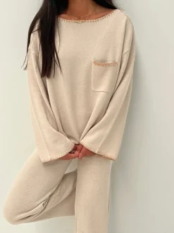 Rhythm Knits*Bondi Knit Jumper Natural