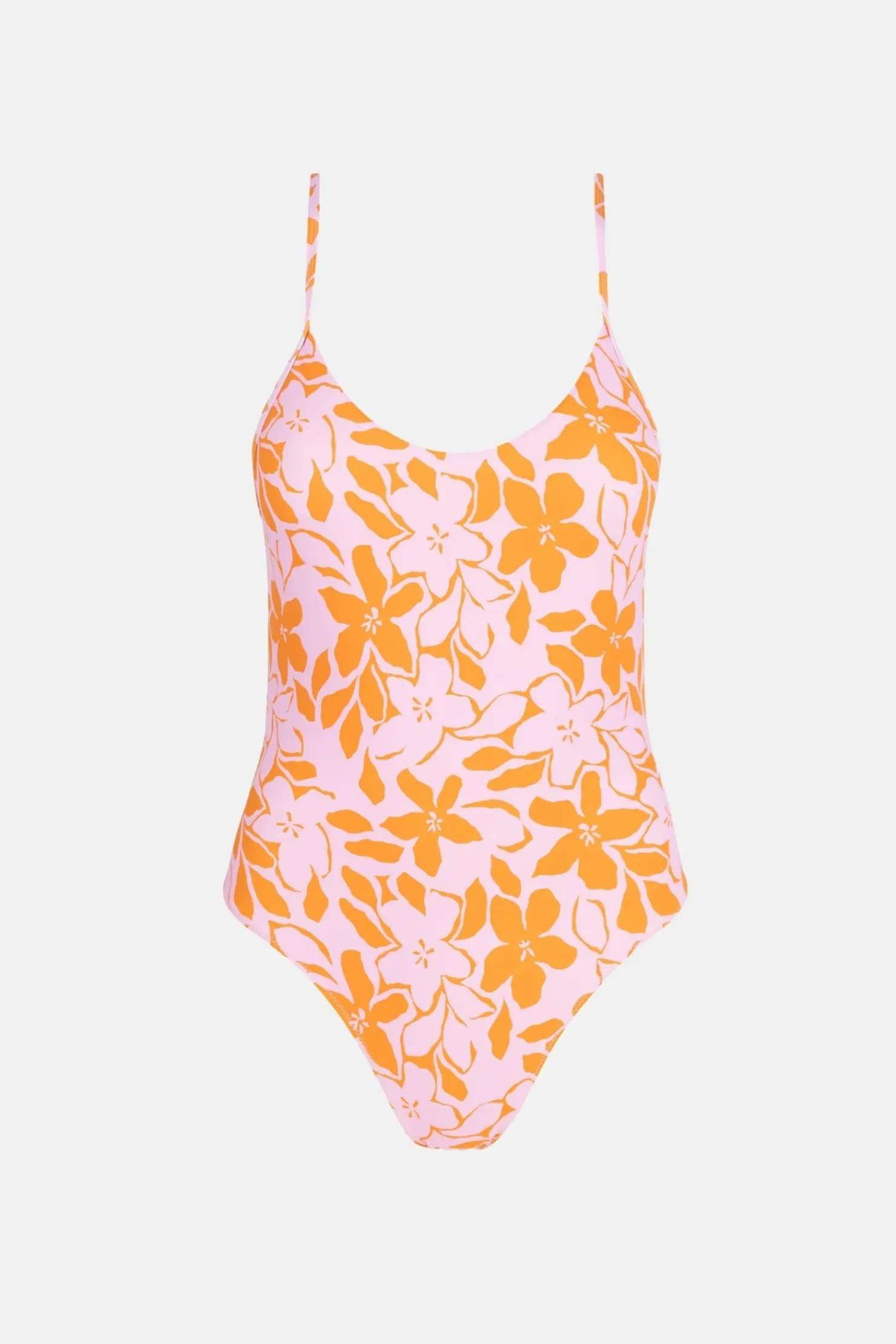 Rhythm One Piece Swim*Bora Bora Floral Cross Back One Piece Pink