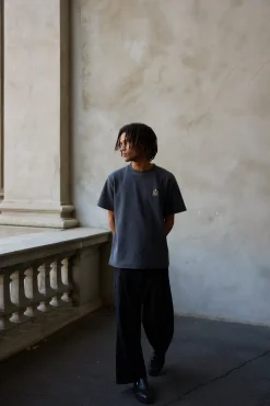 Rhythm T-shirts*Breakers Terry Vintage Ss T-Shirt Stone Blue StoneBlue