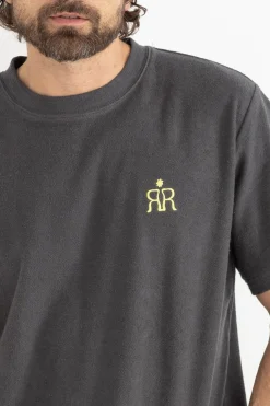 Rhythm T-shirts*Breakers Terry Vintage Ss T-Shirt Stone Blue StoneBlue