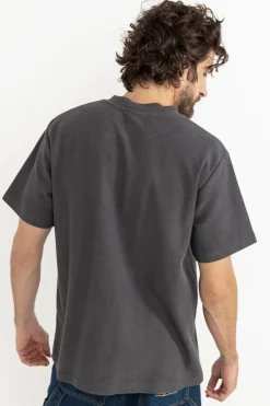 Rhythm T-shirts*Breakers Terry Vintage Ss T-Shirt Stone Blue StoneBlue