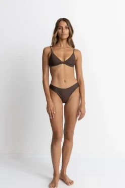 Rhythm Swim Tops*Classic Bralette Top Chocolate