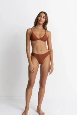 Rhythm Swim Tops*Classic Bralette Top Rust