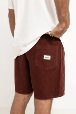 Rhythm Shorts*Classic Cord Jam Merlot