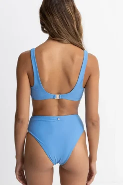 Rhythm Swim Tops*Classic Crop Top Blue