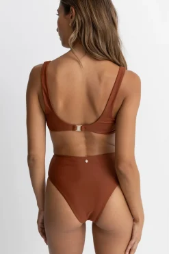 Rhythm Swim Tops*Classic Crop Top Rust