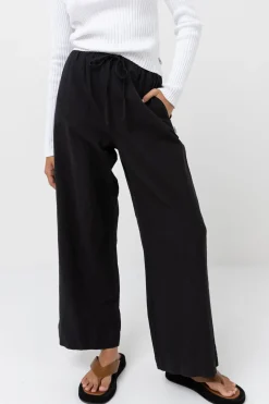 Rhythm Pants*Classic Drawstring Pant Black