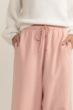 Rhythm Pants*Classic Drawstring Pant Rose