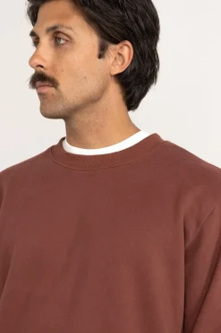 Rhythm Fleece*Classic Fleece Crew Merlot