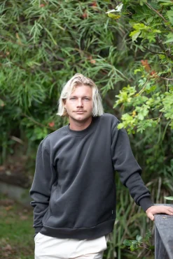 Rhythm Fleece*Classic Fleece Crew Vintage Black VintageBlack