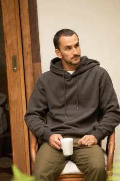 Rhythm Fleece*Classic Fleece Hood Vintage Black VintageBlack