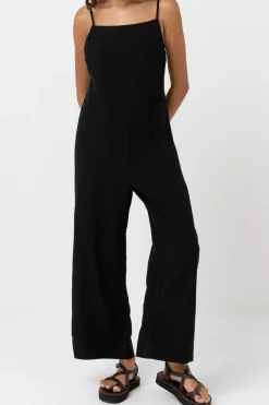 Rhythm Playsuits*Classic Jumpsuit Black