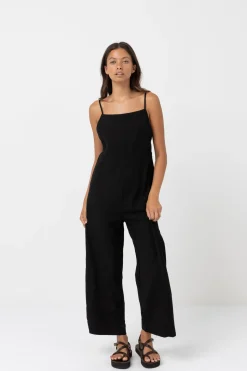 Rhythm Playsuits*Classic Jumpsuit Black