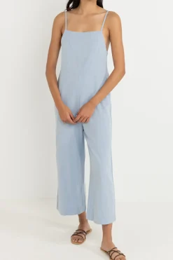 Rhythm Playsuits*Classic Jumpsuit Blue