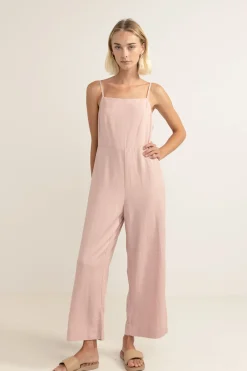 Rhythm Playsuits*Classic Jumpsuit Rose