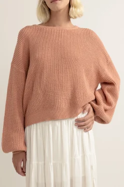 Rhythm Knits*Classic Knit Jumper Rose