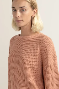 Rhythm Knits*Classic Knit Jumper Rose