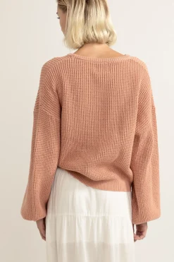 Rhythm Knits*Classic Knit Jumper Rose