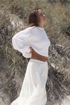 Rhythm Knits*Classic Knit Jumper White