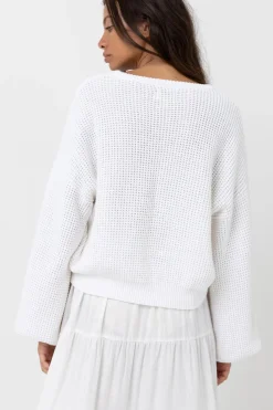 Rhythm Knits*Classic Knit Jumper White