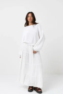 Rhythm Knits*Classic Knit Jumper White