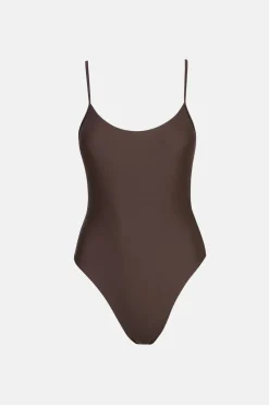 Rhythm One Piece Swim*Classic Minimal One Piece Chocolate