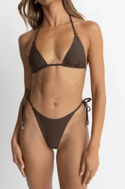 Rhythm Swim Tops*Classic Slide Tri Top Chocolate