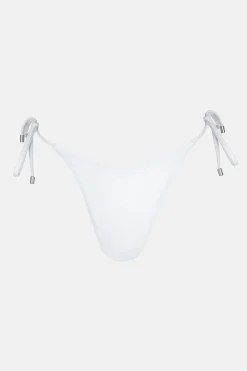 Rhythm Swim Bottoms*Classic Tie Side Hi Cut Pant White