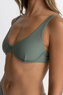 Rhythm Swim Tops*Classic Underwire Top Olive