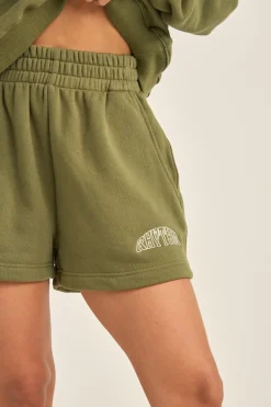 Rhythm Shorts*College Fleece Short Olive