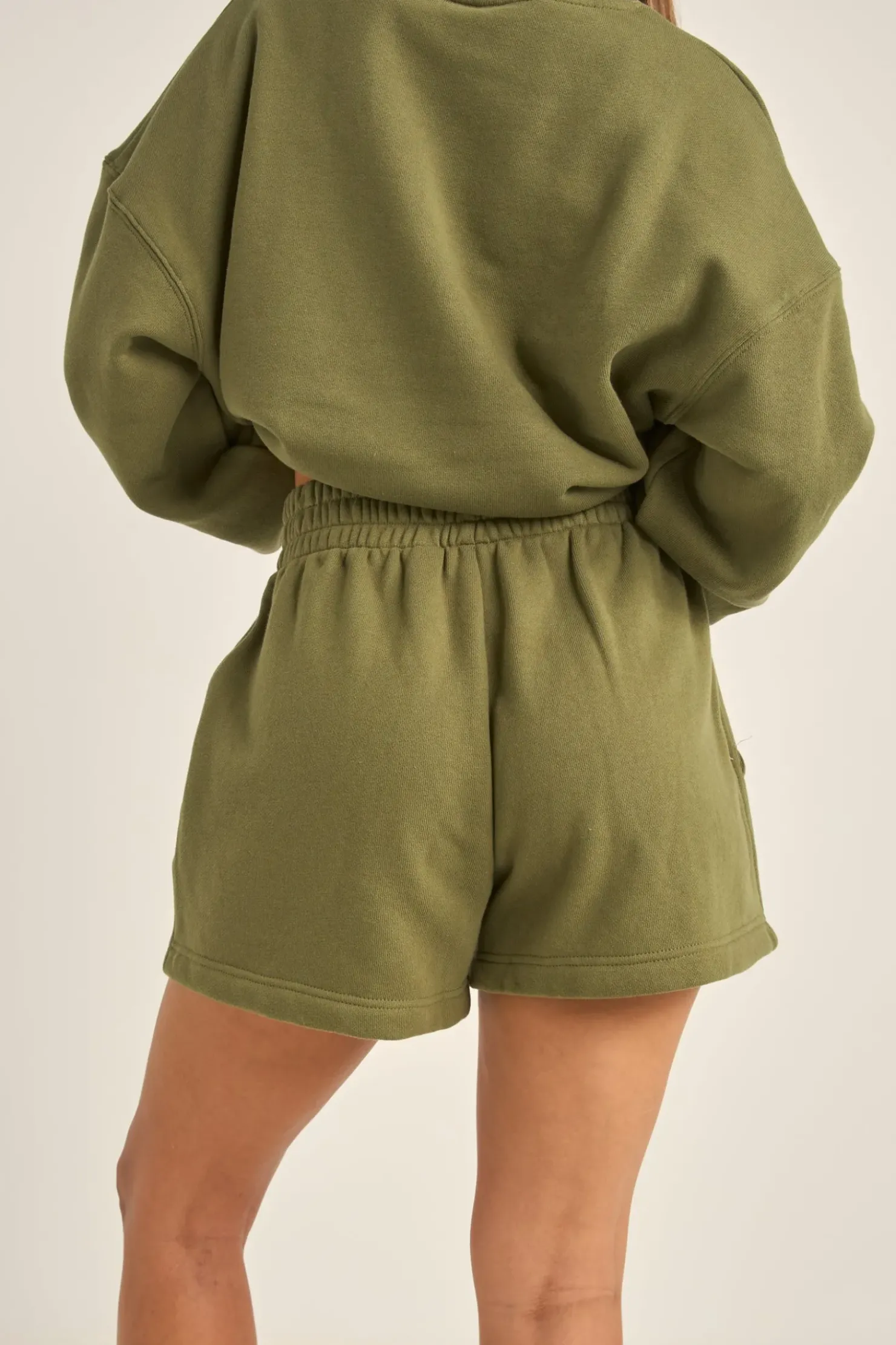 Rhythm Shorts*College Fleece Short Olive