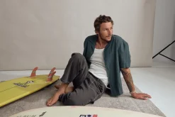 Rhythm Pants*Contrast Stitch Carpenter Pant Black