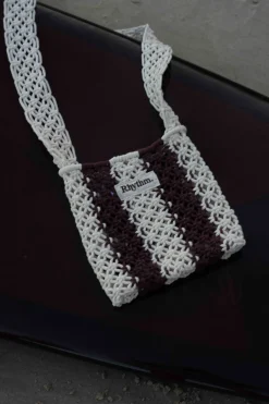 Rhythm Tote Bags|Sun & Shade*Crochet Shoulder Bag Brown