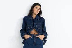 Rhythm Jackets*Demi Oversized Denim Jacket Indigo
