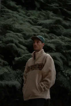 Rhythm Fleece*Dusty Quarter Zip Natural