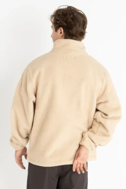 Rhythm Fleece*Dusty Quarter Zip Natural
