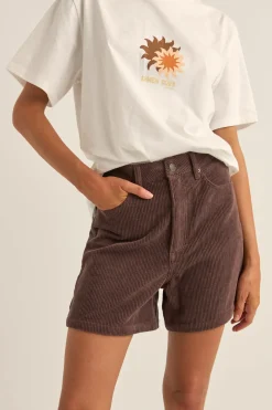 Rhythm Shorts*Escape Cord Short Chocolate