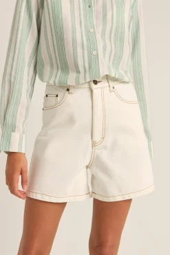 Rhythm Shorts*Escape Denim Short Cream