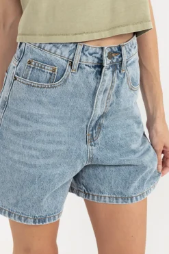 Rhythm Shorts*Escape Denim Short Washed Blue