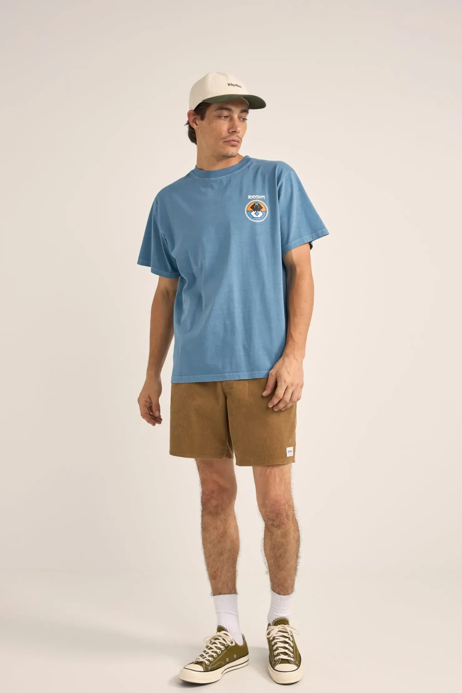 Rhythm Headwear|Headwear*Essential Brushed Twill Cap Stone