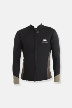 Rhythm Sun & Shade|Wetsuit Tops*Essential Front Zip Jacket Black