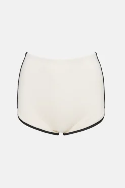 Rhythm Swim Bottoms*Essential Rib Contrast Surf Short Creme