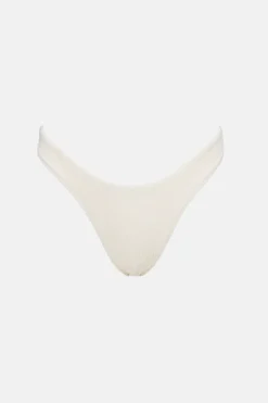 Rhythm Swim Bottoms*Essential Rib Hi Cut Pant Creme