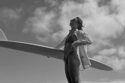 Rhythm Swim Tops*Essential Rib Slide Tri Top Graphite